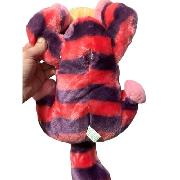 Vintage Disneyland Alice In Wonderland Cheshire Cat 18” Stuffed Plush Toy Doll - Picture 4 of 9